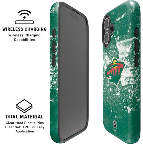 NHL Minnesota Wild Frozen iPhone 16 Plus Magsafe Impact Case